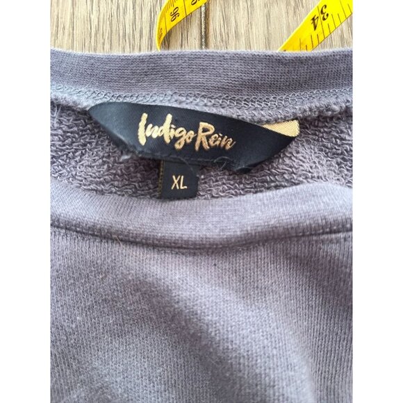 EUC Indigo Rein XL Grey Cotton Sweatshirt - Picture 3 of 4
